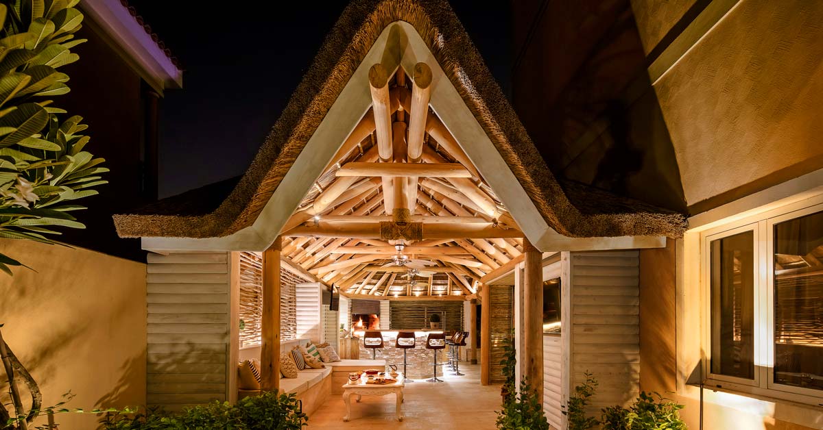 Un techo de paja no es sólo para el verano