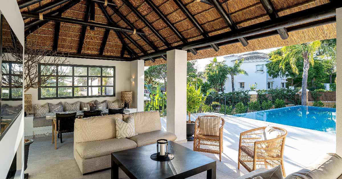 Ideas de cenadores de junco africano para su hogar