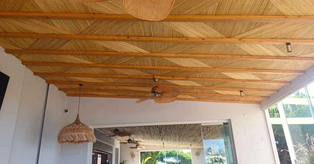 Beautiful interior view of the carrizo interior ceiling