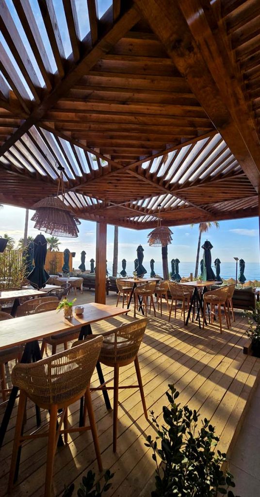 Cape Reed wooden pergola at Laguna Beach